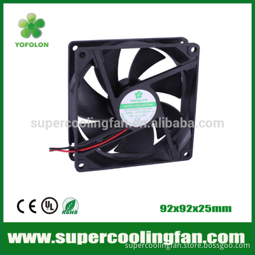 92x92x25mm 12V/ 24V dc brushless fan 9225 9025 high flow axial fan